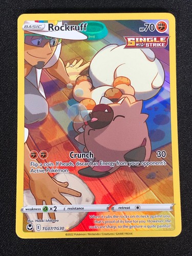 Pokemon rockruff tg07 - pokemon,