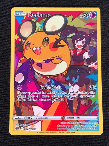 Pokemon dedenne tg07 tg30 holo - pokemon,